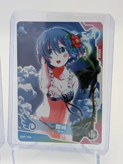 Rem, Re:Zero Waifu Cards Goddess Story Senpai Doujin Anime girl CCG Waifu Cards - Image 5