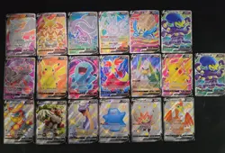 Pokemon TCG Lot Of 19 NM Ultra Rare V Cards - Pikachu V 170/185 & More! - Image 1