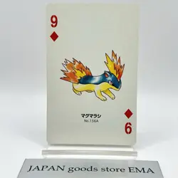 Pokemon Quilava 156A Playing Cards Gold Poker Pichu Nintendo Japanese Japan Rare - Image 1