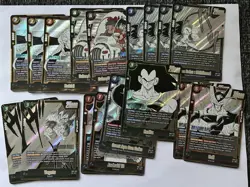 Dragon Ball Super Fusion World Manga SR Lot Vegeta Son Goku Raditz Cell 17 Cards - Image 1