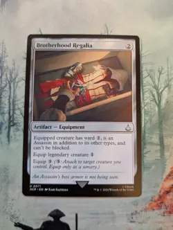 MTG Magic the Gathering Brotherhood Regalia Assassin's Creed NM - Image 1
