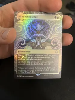 Blind Obedience FOIL Wilds of Eldraine: Enchanting Tales #0001 NM MTG - Image 2