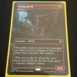 Vexing Devil (Borderless) #313 (NM) Innistrad Remastered INR Magic MTG - Image 1