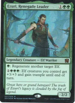 MTG: Duel Decks: Elves vs. Inventors: Foil Ezuri, Renegade Leader: LP Condition - Image 1