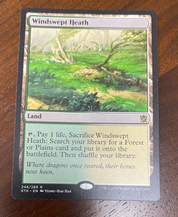 MTG Khans of Tarkir - 1x Windswept Heath - LP - Image 1