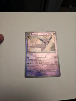 Pokemon Espeon Master Ball Reverse Holo 33/131 Prismatic Evolutions Pack Fresh - Image 1