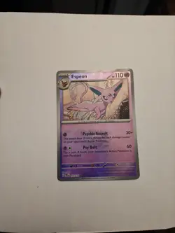 Pokemon Espeon Master Ball Reverse Holo 33/131 Prismatic Evolutions Pack Fresh - Image 2