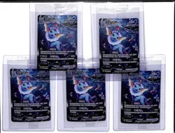 (5) Lot 2024 Pokemon Chinese CSHC Vaporeon VMAX Alt Art Eevee Promo #006/009 - Image 1