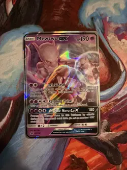 Mewtwo GX SM196 Sm Holo NM Pokemon - Image 1