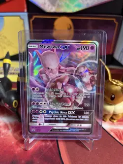 Mewtwo GX SM196 Sm Holo NM Pokemon - Image 3