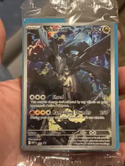 Pokemon TCG Holo Full Art N’s Zekrom Promo Card #31 Sealed - Image 1