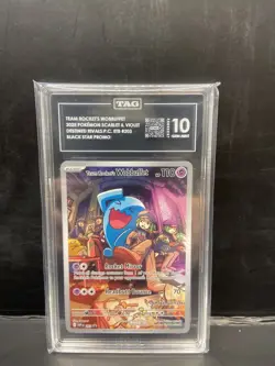 2025 Pokemon Destined Rivals Pokemon Center ETB Team Rocket’s Wobbuffet Tag 10! - Image 1