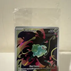 Bulbasaur 133/132 Mega Evolutions Stamped Promo Illustration Rare Pokemon Card - Image 2