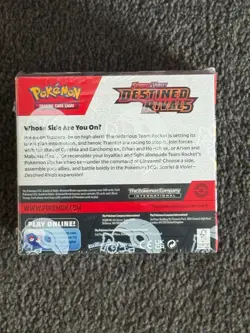 Pokemon TCG Destined Rivals Booster Box Scarlet Violet Factory Sealed Mint New - Image 2