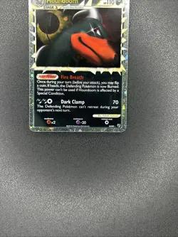 2010 Pokemon Heart Gold & Soul Silver Undaunted Houndoom #82/90 Holo Foil - Image 3