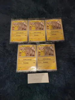 x5 Pikachu At The Museum, Pokemon X Natural History Museum Jumbo Promo - Image 1