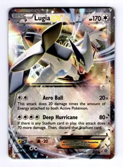 Lugia EX XY - Ancient Origins #68 (2015) Ultra Rare Holo NM Pokemon - Image 1