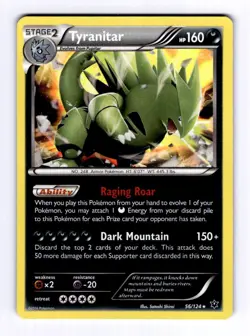 Tyranitar XY - Fates Collide #56 (2016) Holo LP Pokemon - Image 1