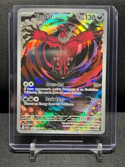 Yveltal 205/182 IR Illustration Rare Holo Pokemon 2023 Paradox Rift NM - Image 1