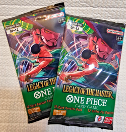 One Piece-OP12-Legacy of The Master-1 Booster Pack of 12 Cards Unsealed - Image 1