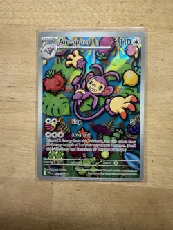 Ambipom 107/094 Me02: Phantasmal Flames Holo Pokemon Card NM - Image 1