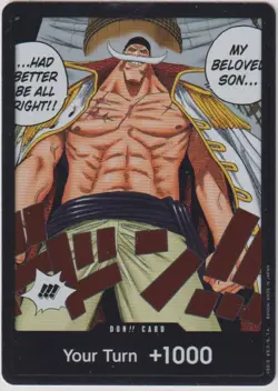 One Piece CCG: Two Legends - Don!! Card Your Turn +1000 (Alternate Art) - Image 1
