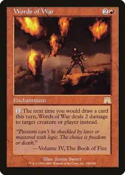 2x Words of War Onslaught LP MTG - Image 1