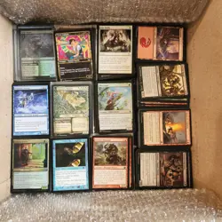 Magic The Gathering Lot! 17LB Box includes a Binder - Image 1