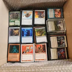Magic The Gathering Lot! 17LB Box includes a Binder - Image 2