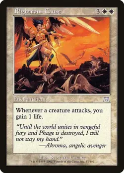 2x Righteous Cause Onslaught LP MTG - Image 1