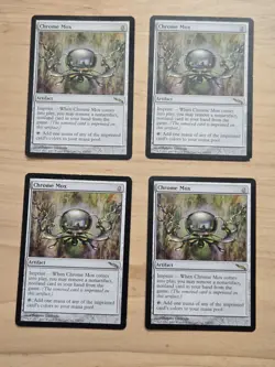 4X Chrome Mox Mirrodin English MTG LP Light Play 4 pack magic the gathering - Image 1
