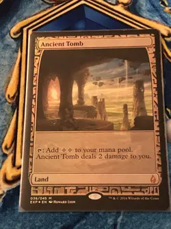 Ancient Tomb Zendikar Expedition Foil Mtg - Image 1