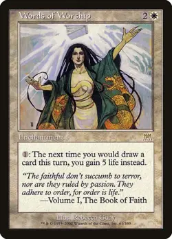 Words of Worship Onslaught LP MTG - Image 1