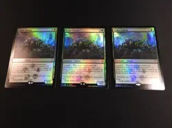 3x Scute Swarm FOIL LP/MP [Zendikar Rising] Mtg Magic Free Tracking! - Image 1