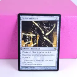 MTG Magic the Gathering Darksteel Plate 104/161 Mirrodin Besieged LP - Image 1