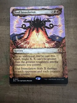 MTG - Soul Immolation (Showcase) - Lorwyn Eclipsed NM/M Condition - Image 1