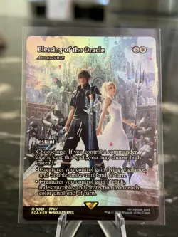 FINAL FANTASY Foil Blessing of the Oracle – Akroma’s Will (Showcase) - Image 1