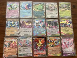 15 ALL ULTRA RARE Pokemon Cards Lot (Vs & ex) No Duplicates No Bulk Near Mint - Image 1
