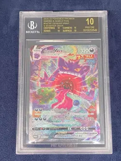 2022 BGS 10 Black Label Pokemon Thai Gengar Vmax Started Deck 147/S-P POP 5! - Image 1