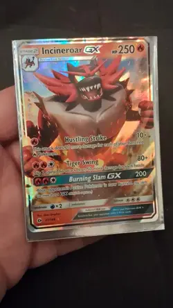Pokemon Incineroar GX TCG Sun & Moon Holo Ultra Rare Card 27/149 - Image 2