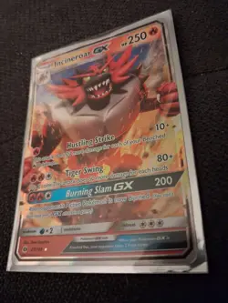 Pokemon Incineroar GX TCG Sun & Moon Holo Ultra Rare Card 27/149 - Image 5