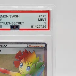 PSA 9 - 2021 Pokemon SWSH Battle Styles - Full Art Rare Phoebe - 175/163 - MINT - Image 3
