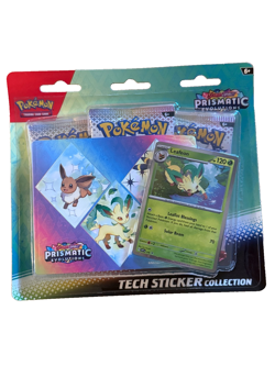 Pokemon TCG Scarlet & Violet Prismatic Evolutions Tech Sticker Pack Set Of 3 - Image 2