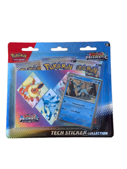 Pokemon TCG Scarlet & Violet Prismatic Evolutions Tech Sticker Pack Set Of 3 - Image 3