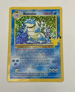 Blastoise 2/102 Holo Pokemon TCG 25th Celebrations NM Mint - Image 2