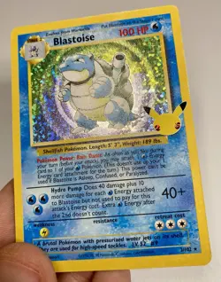 Blastoise 2/102 Holo Pokemon TCG 25th Celebrations NM Mint - Image 4