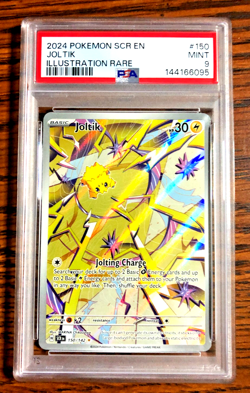 Joltik Illustration Rare #150 - PSA MINT 9 - 2024 SV Stellar Crown - Pokemon TCG - Image 1