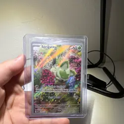Pokemon Sprigatito Illustration Rare Holo 196/193 Sv02: Paldea Evolved English - Image 1