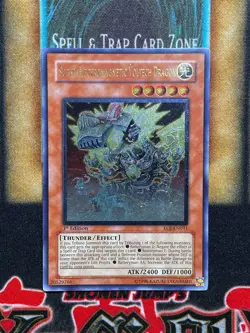 Yugioh Super-Electromagnetic Voltech Dragon EOJ-EN031 Ultimate Rare 1st Ed MP - Image 1