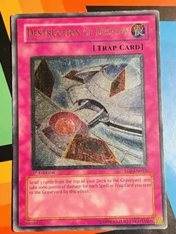 Yugioh Destruction Of Destiny EOJ-EN051 Ultimate Rare 1st Ed LP - Image 1
